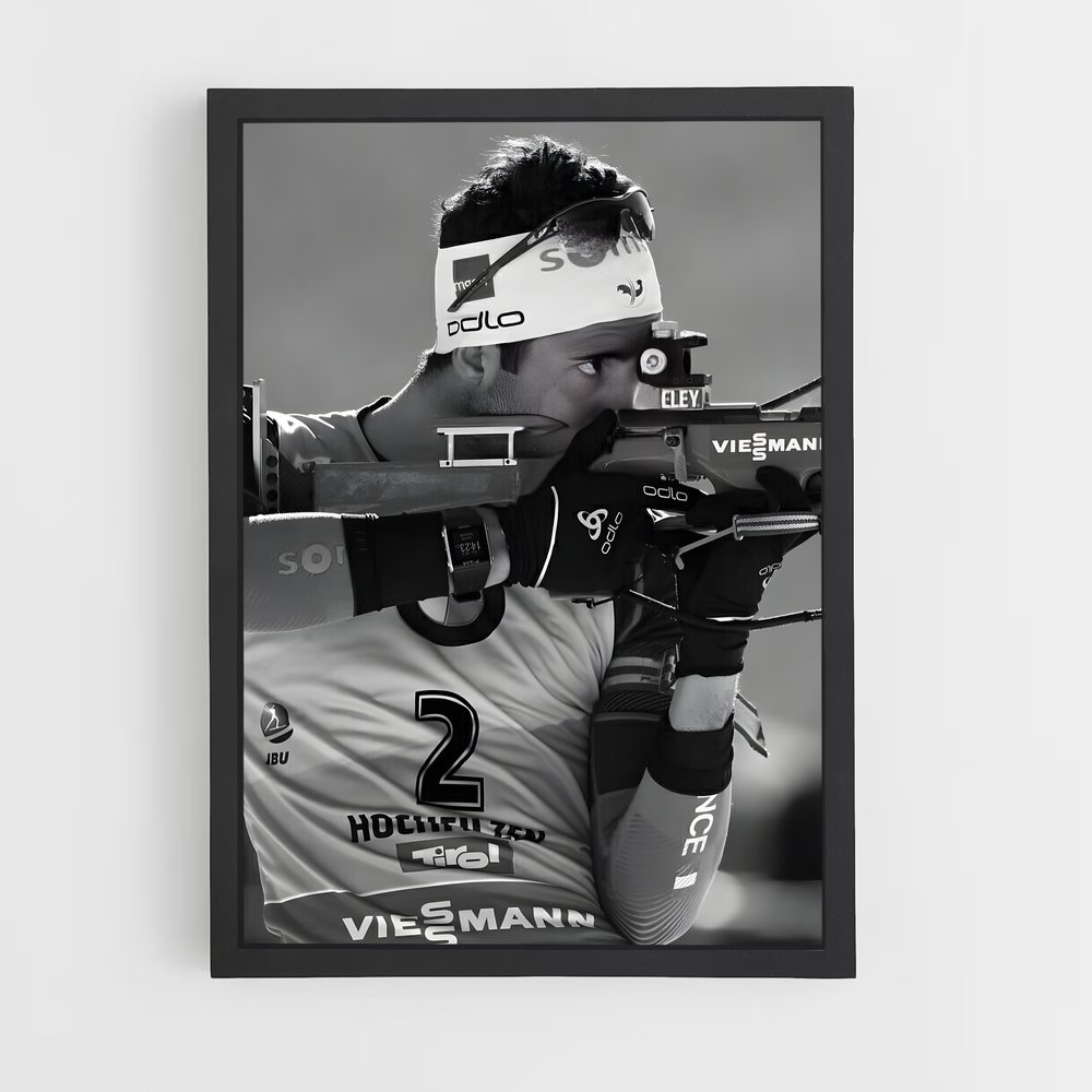 Poster Tir d'Elite – affiche Biathlon (vue 2)